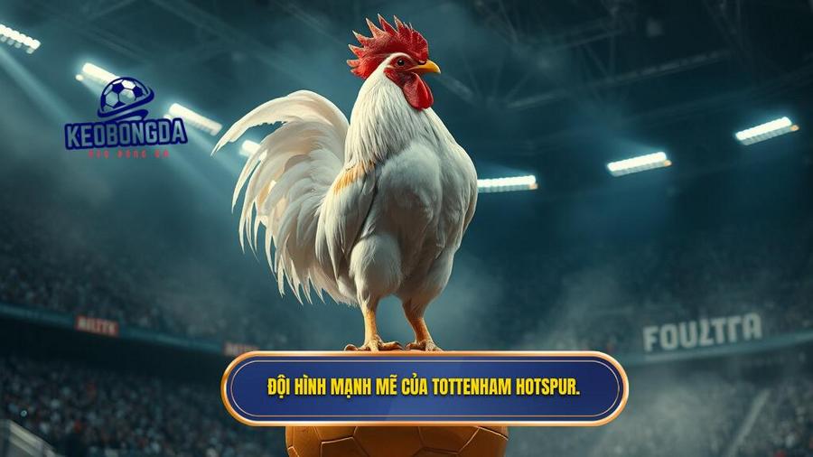 3. Đội hình mạnh mẽ của Tottenham Hotspur.