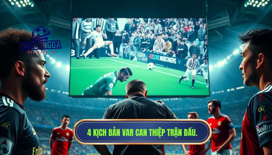 Bốn kịch bản mà VAR quyết định tất cả