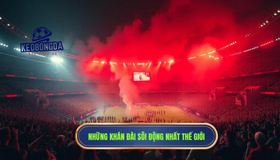 Những "chảo lửa" khiến khán đài rung chuyển mạnh mẽ nhất thế giới