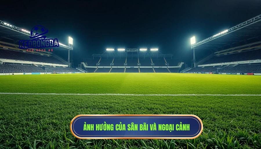 Những yếu tố ảnh hưởng đến tỷ lệ kèo và bí quyết soi kèo từ chuyên gia 3 Yếu tố sân bãi và điều kiện ngoại cảnh